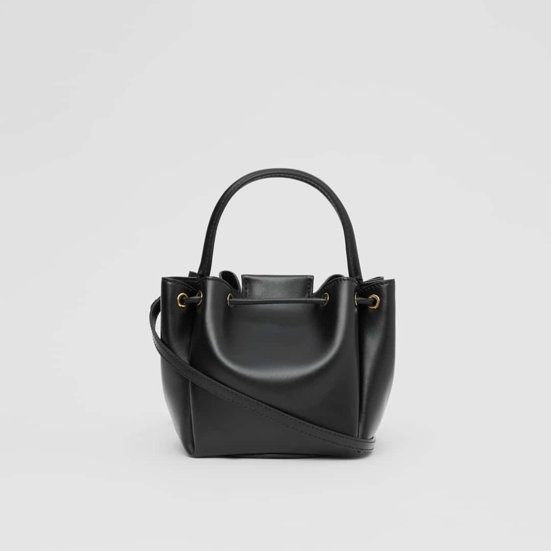 Burberry巴宝莉 立体版型的水桶包 黑色-高仿包包