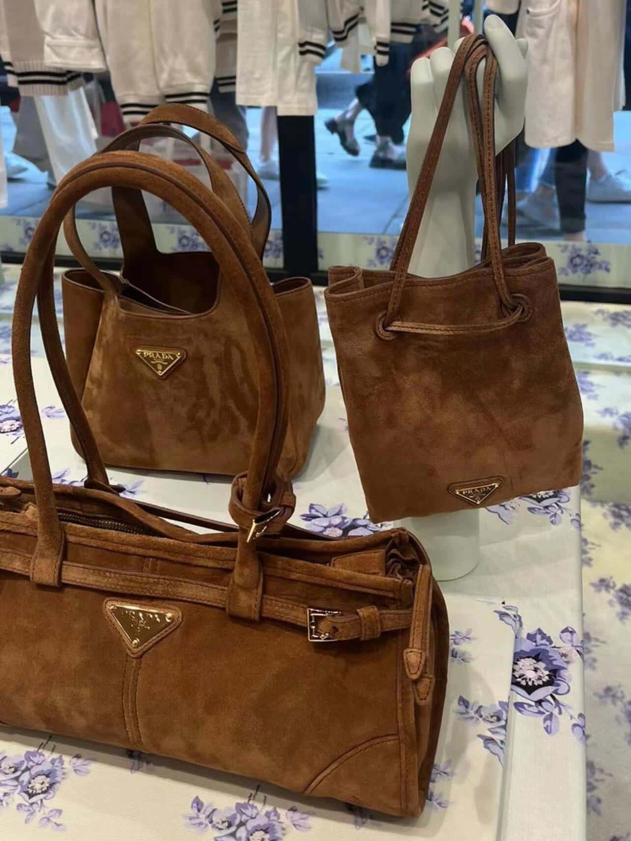 PRADA LusSolf磨砂皮 1BA426 深棕色-高仿包包 PRADA LusSolf磨砂皮 1BA426 深棕色-高仿包包