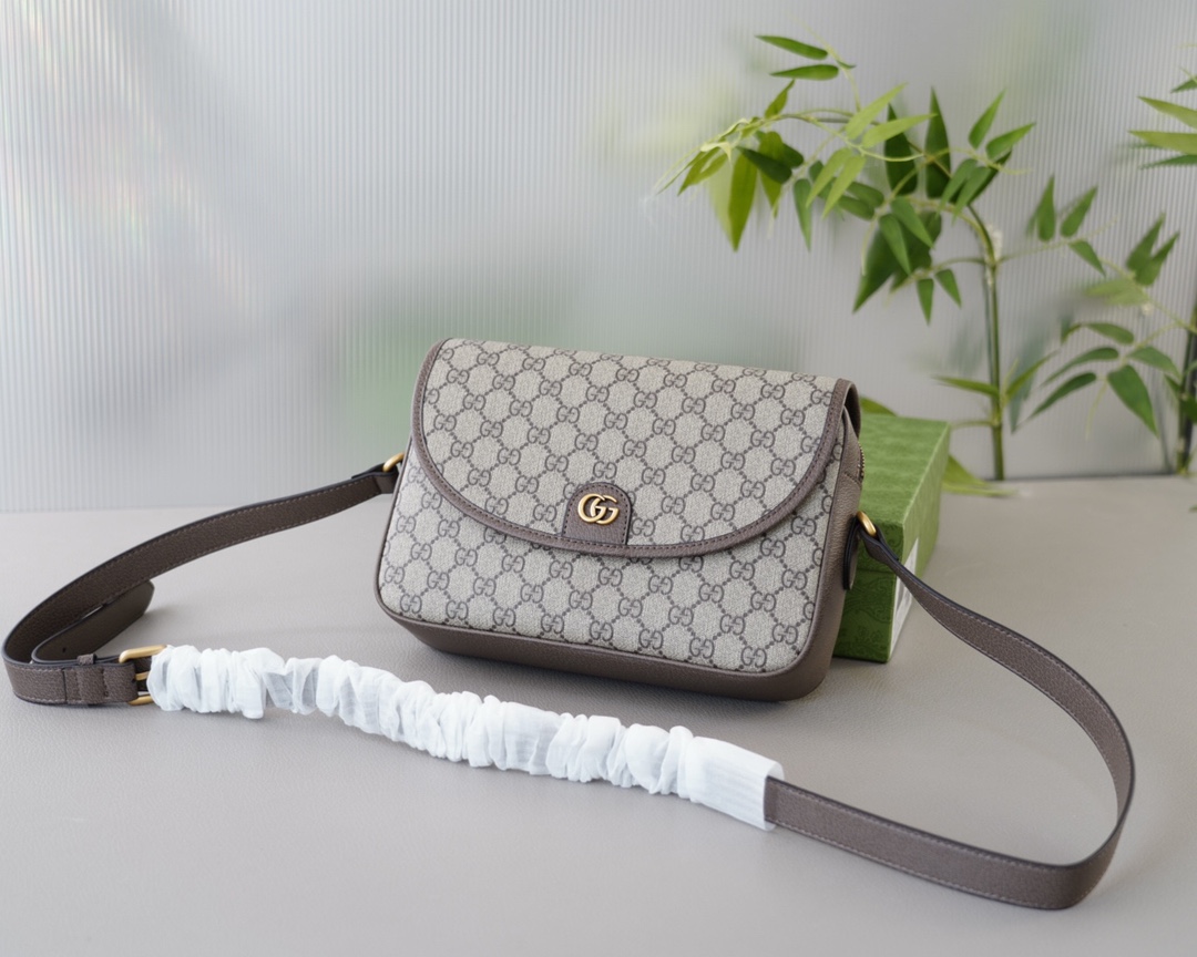 古驰GUCCI最爱的款式配全套包装礼品盒原单牛皮包单肩背包-高仿包包