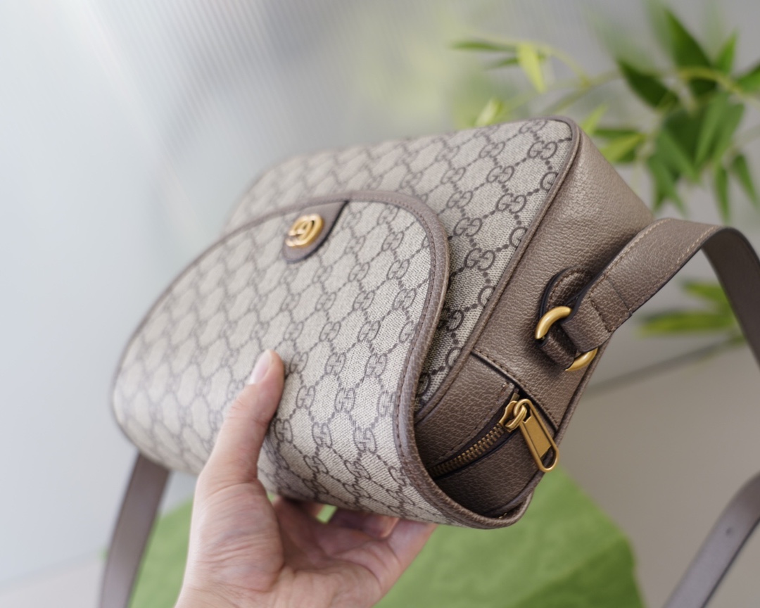 古驰GUCCI最爱的款式配全套包装礼品盒原单牛皮包单肩背包-高仿包包