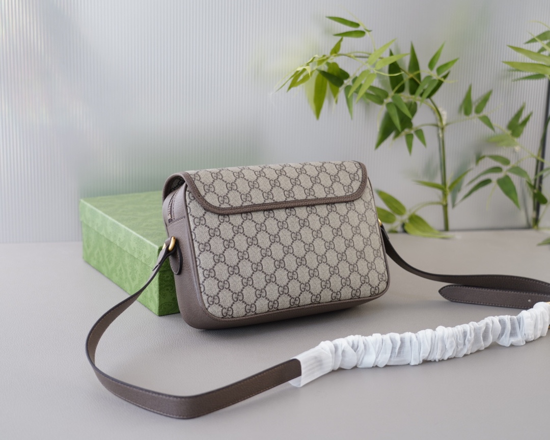 古驰GUCCI最爱的款式配全套包装礼品盒原单牛皮包单肩背包-高仿包包