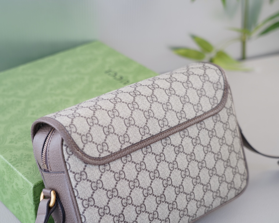 古驰GUCCI最爱的款式配全套包装礼品盒原单牛皮包单肩背包-高仿包包