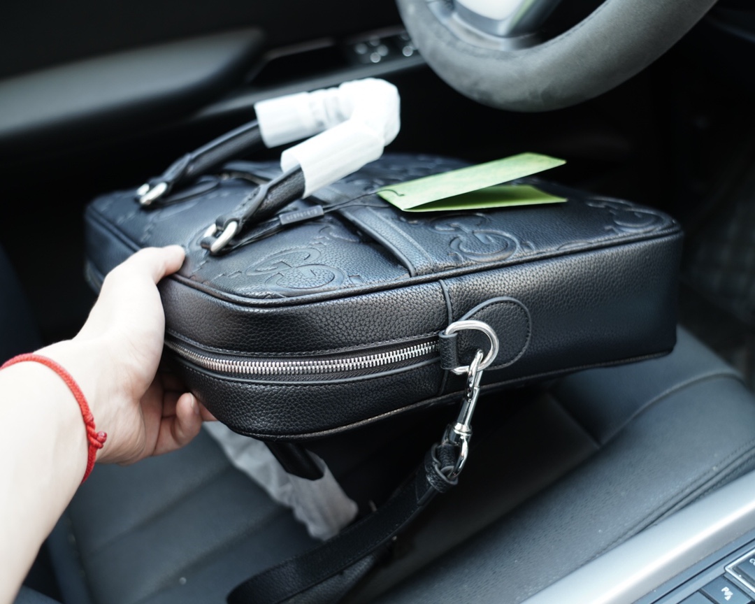 古驰高仿包 官网同步 高版本 公文斜挎手提背包-高仿包包