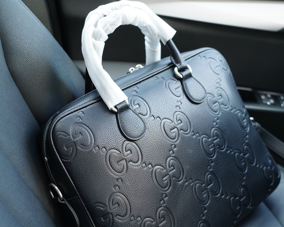 古驰高仿包 官网同步 高版本 公文斜挎手提背包-高仿包包