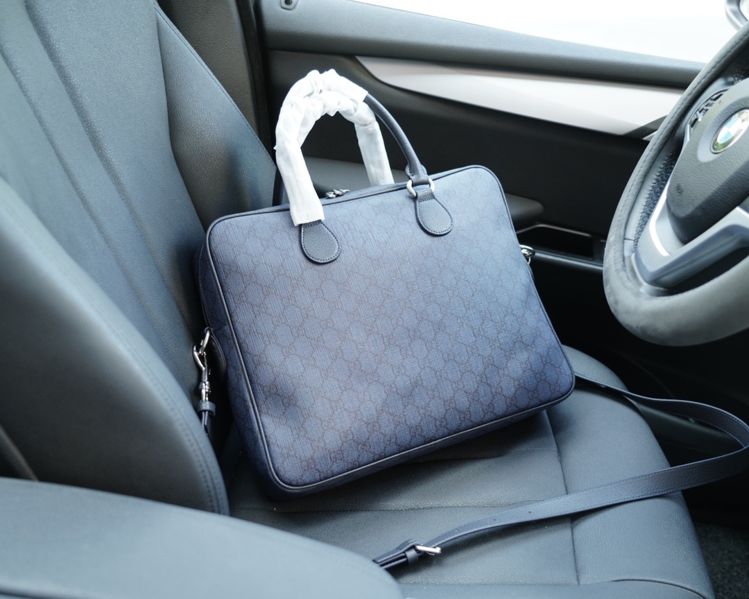 高仿包古驰规格：38x28x7高版本 公文斜挎手提背包-高仿包包