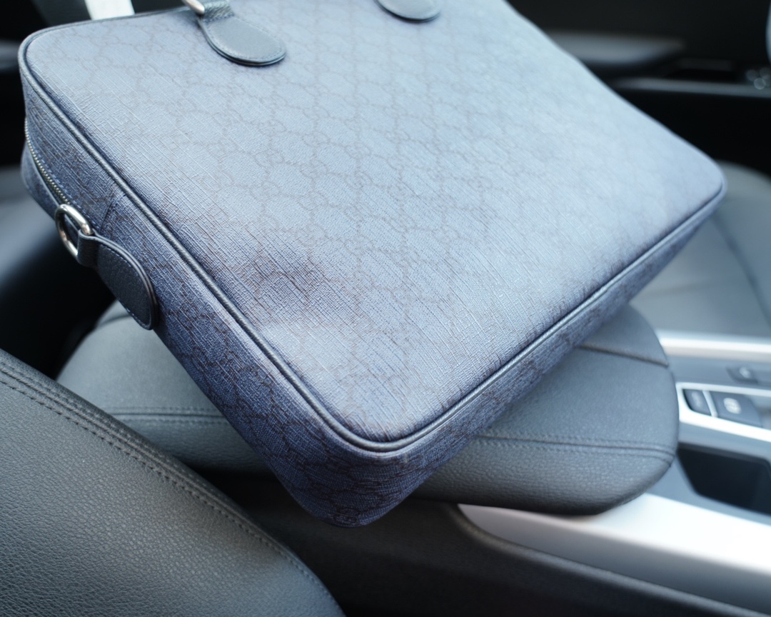 高仿包古驰规格：38x28x7高版本 公文斜挎手提背包-高仿包包